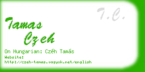 tamas czeh business card
